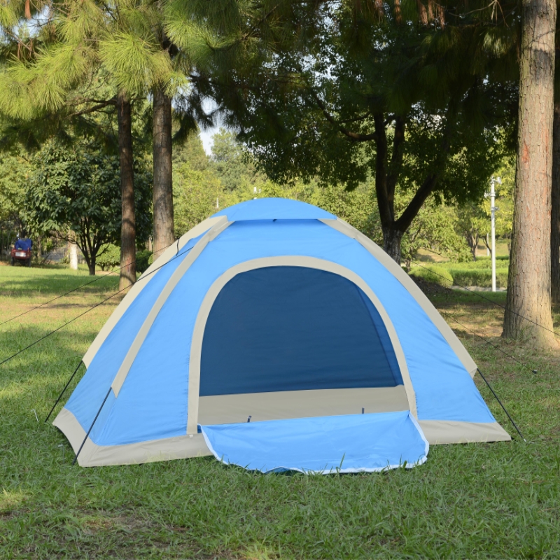 纵贯线  双人单层帐篷  ZP-06A  水蓝色  