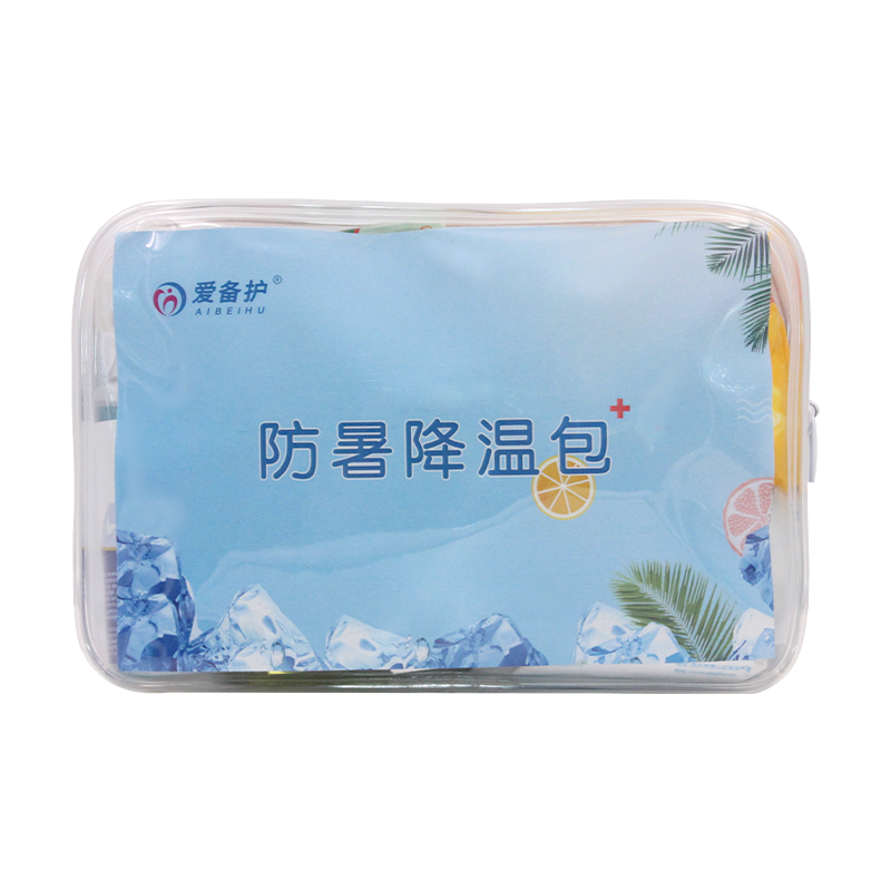 爱备护 防暑降温包 防暑降温+急救防护配置 ABH-L010B  透明 PVC  含14种37件急救用品 透明色