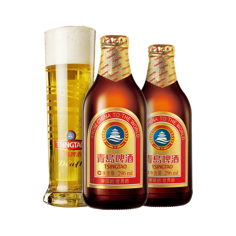 青岛啤酒11度296ml*24棕金箱啤（电商尊享）单位 箱 棕金