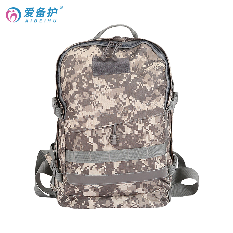 爱备护 消防应急双肩背包 20L ABH-F004B  迷彩 高档900D牛津面料  含29种93件急救用品 军绿色