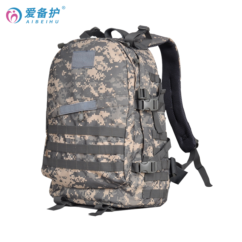 爱备护 户外应急背囊 30L防水综合 ABH-F005A  迷彩 高档600D加密尼龙  含43种73件急救用品 军绿色