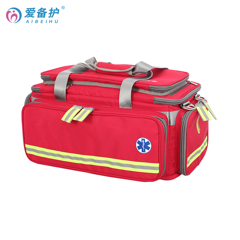 爱备护 专业救护急救包（外科型） 手提单肩双肩背 ABH-M005B  红色 1200D古驰防水面料  含49种73件急救用品 红色