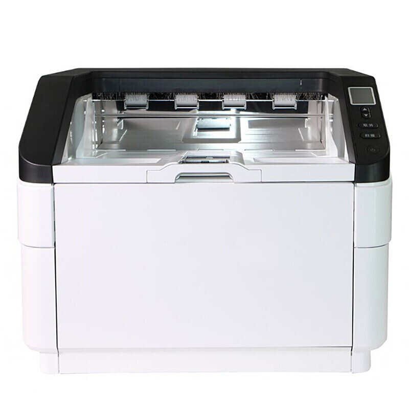 紫光（UNIS）Q8095 馈纸式扫描仪 A3国产彩色双面扫描仪（80页160面/分钟） 官方标配台 白色