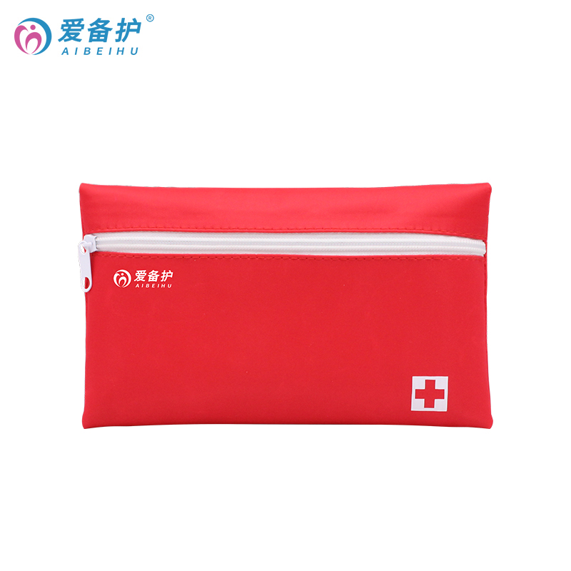 爱备护 防疫应急包 消毒防护套装 ABH-L008M  红色 高端古驰尼龙面料  含6种10件急救用品 红色