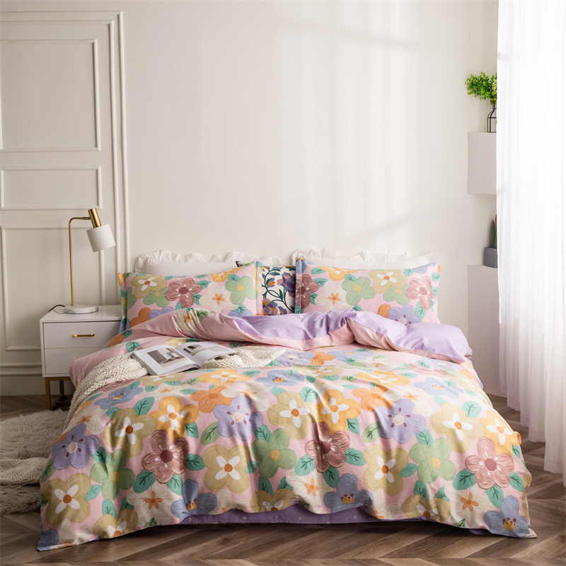 圣芳妮  全棉斜纹四件套  200*230cm（单位：套） 莫奈花园