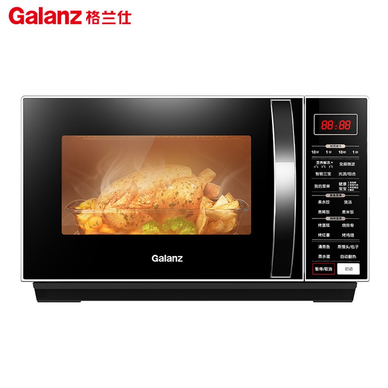格兰仕变频微波炉 900W速热  微波炉烤箱一体机 G90F23CN3LV-C2(S5)/台 黑色