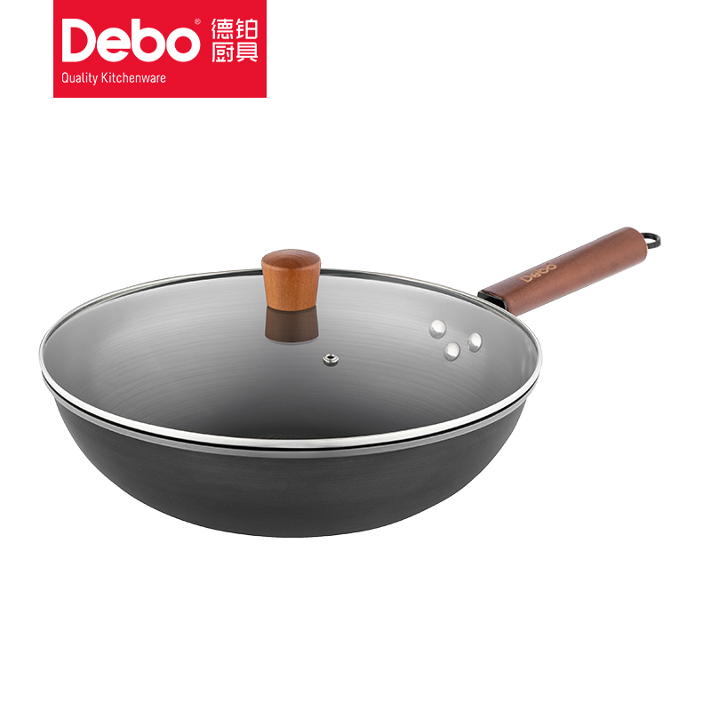 Debo（德铂） 艾娜炒锅32cm DEP-DZ323（单位：个）  黑色  
