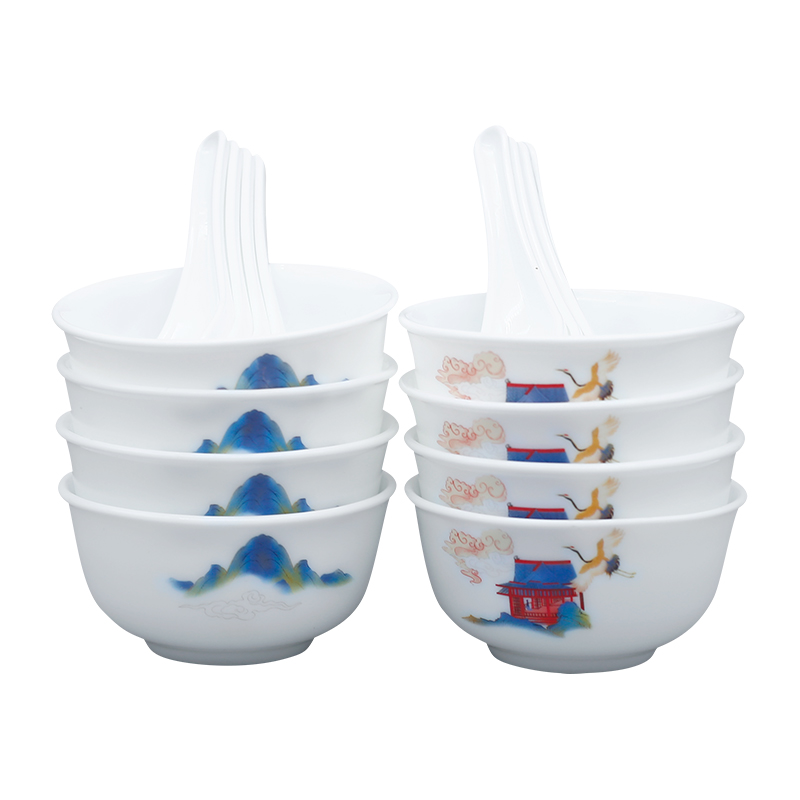 康宁 冰萃玲珑盛世鸣和餐具16件套A CB-BSSM16A/KZ/LS  图片色  