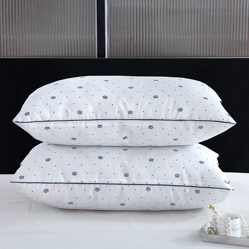 北极绒 舒眠羽丝绒对枕（两只）  本白色  