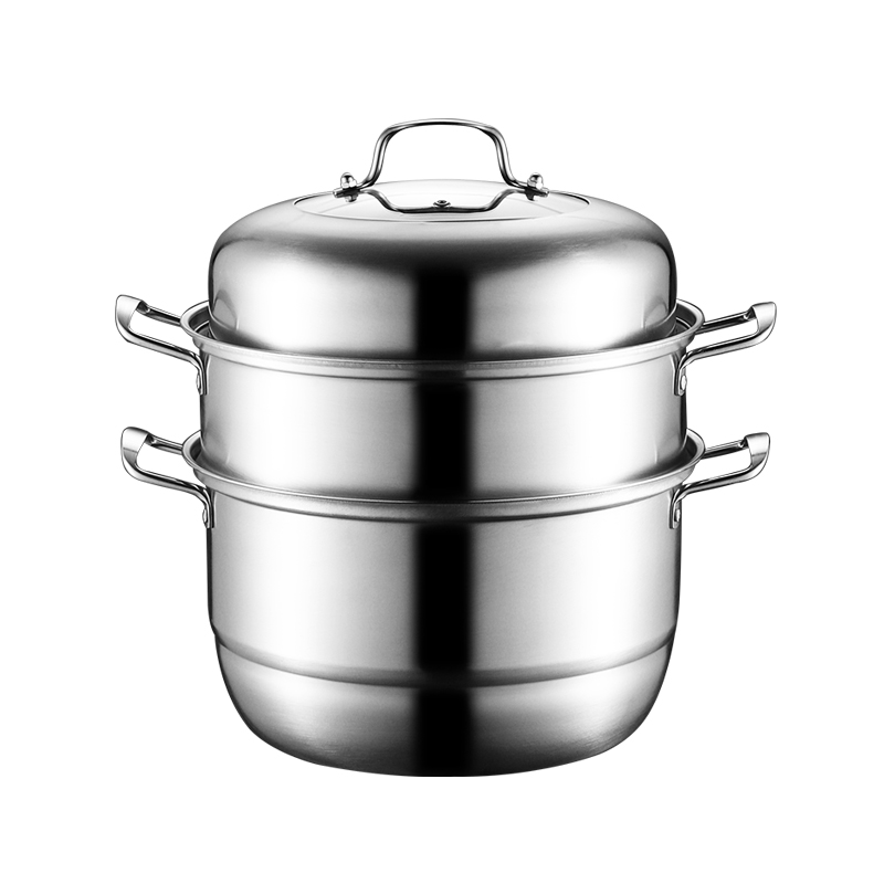 A-TIMES兰斯欧式多用三层蒸锅28CMCJ-21016-3（单位：个） 不锈钢色