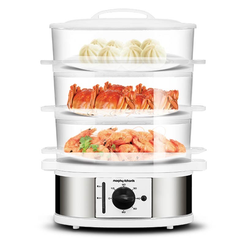 摩飞（morphy richards）电蒸笼MR1148（单位：台） 白色