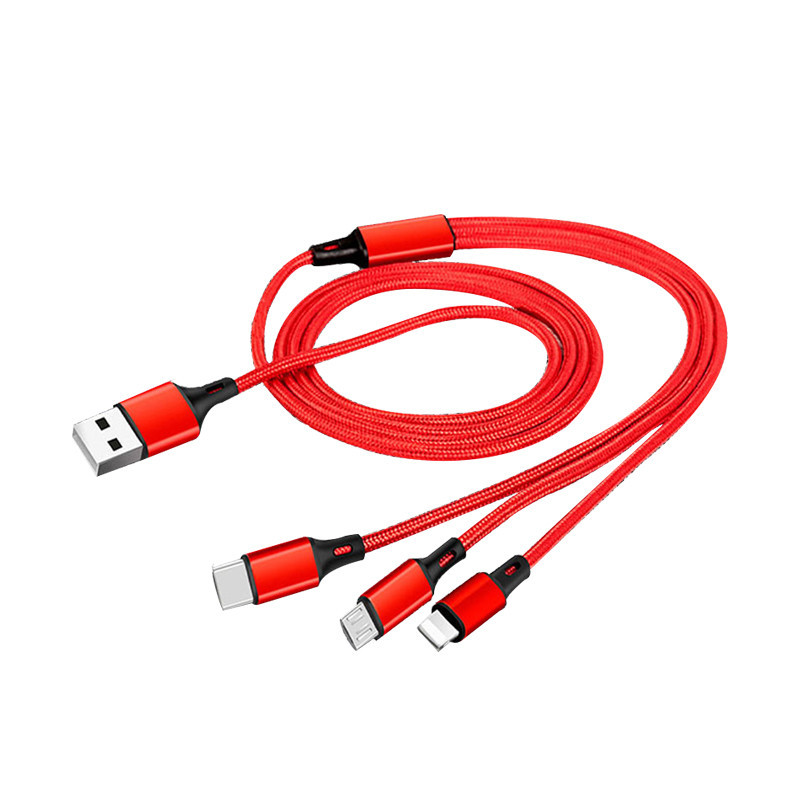 艾逸瑶选 数据线 SM-9010 120cm（单位：条） 红色