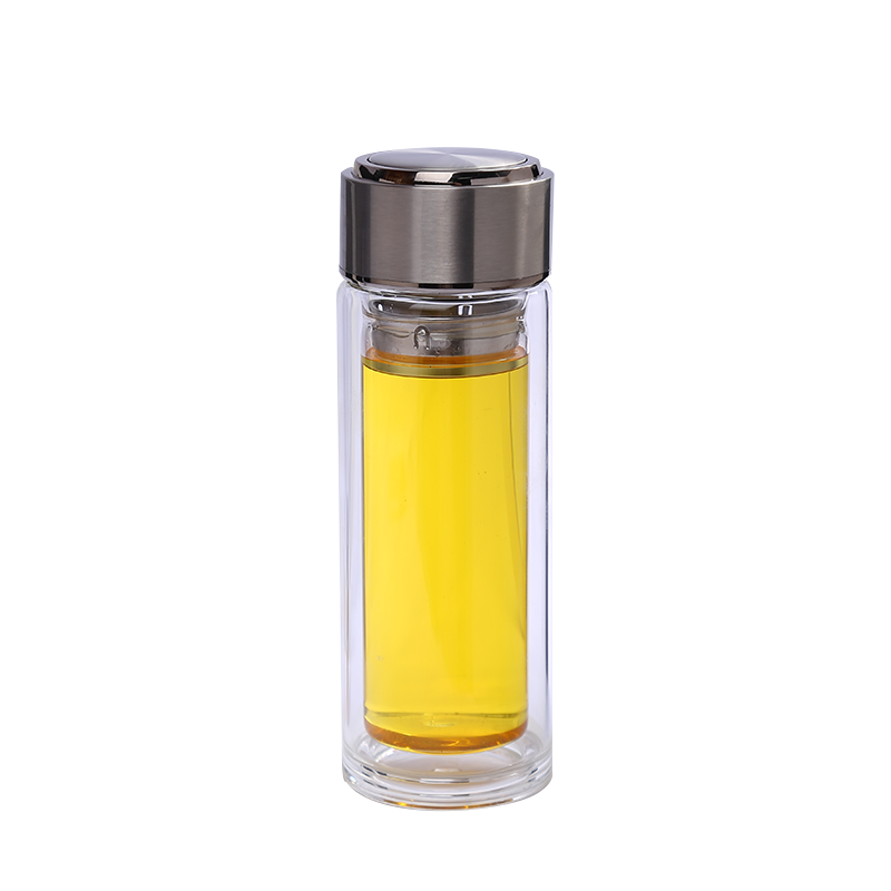 A-TIMES逸尚双层玻璃杯B320ML CJ-21060（单位：个） 黑色