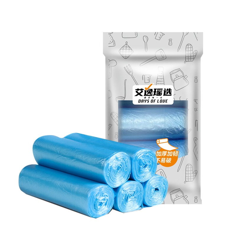 艾逸瑶选 垃圾袋80只JQ-0081 450mm*500mm（单位：包） 蓝色