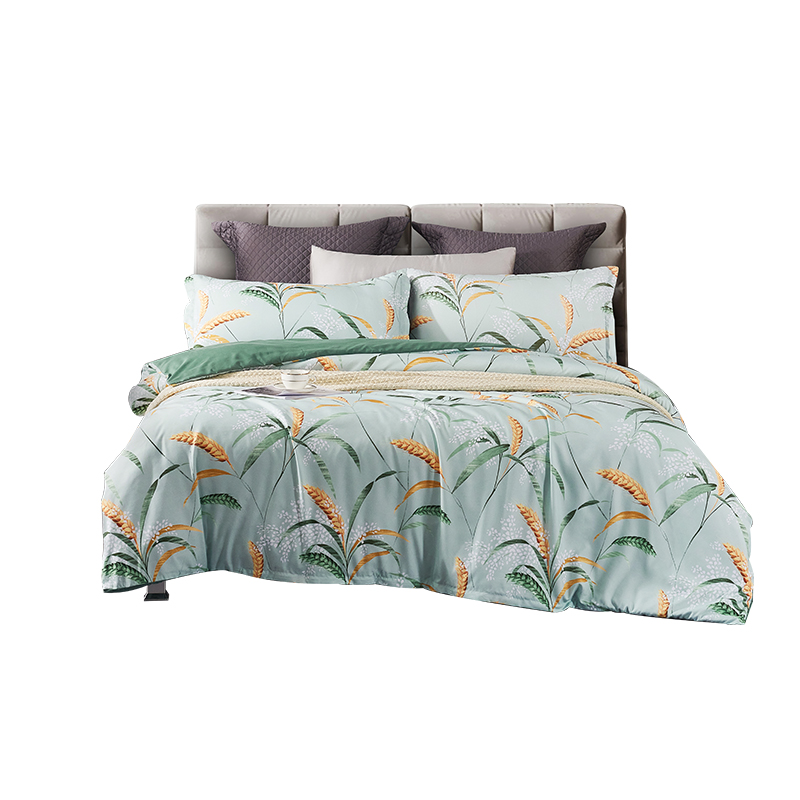 A-TIMES JF-24118 韦伯亲肤磨毛四件套 (单位：套） 蓝色 2.0米