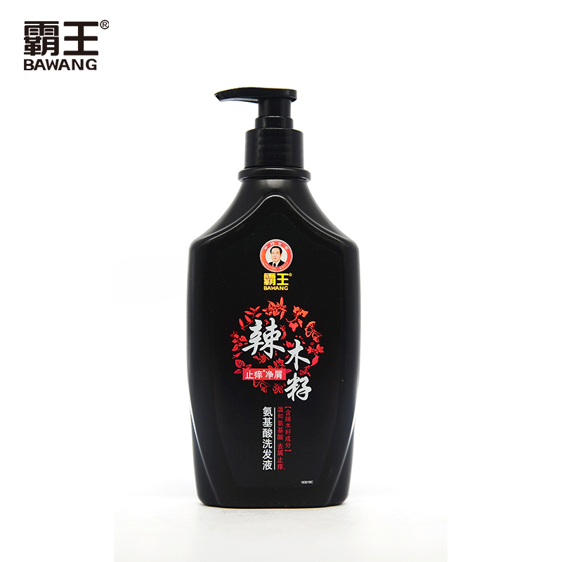 霸王（BAWANG）辣木籽止痒净屑氨基酸洗发液10101011388 720ml（单位:瓶） 曜石黑