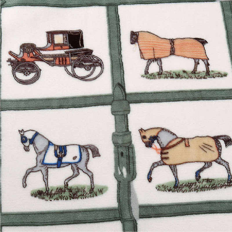 北极绒 爱尚披肩毯100x140cm  混色  