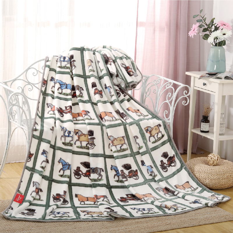 北极绒 巴黎绒毯150x200cm  混色  